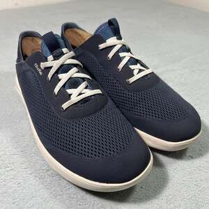 Olukai Moku Pae Shoes Mens 11 Slip On Sneakers Blu Mesh Surfwear Hawaiian Boat